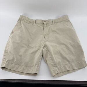 Polo Ralph Lauren Mens Classic fit 9" Shorts 38‎ Beige Flat Front